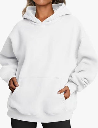 Oversized Kapuzenpullover mit Kängurutasche