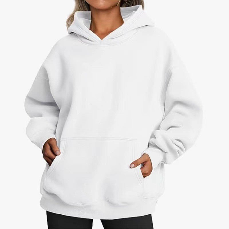 Oversized Kapuzenpullover mit Kängurutasche