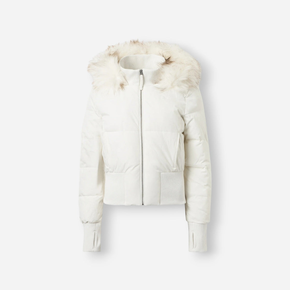 Steppjacke für Damen mit Kunstfellkapuze, Produktbild 16