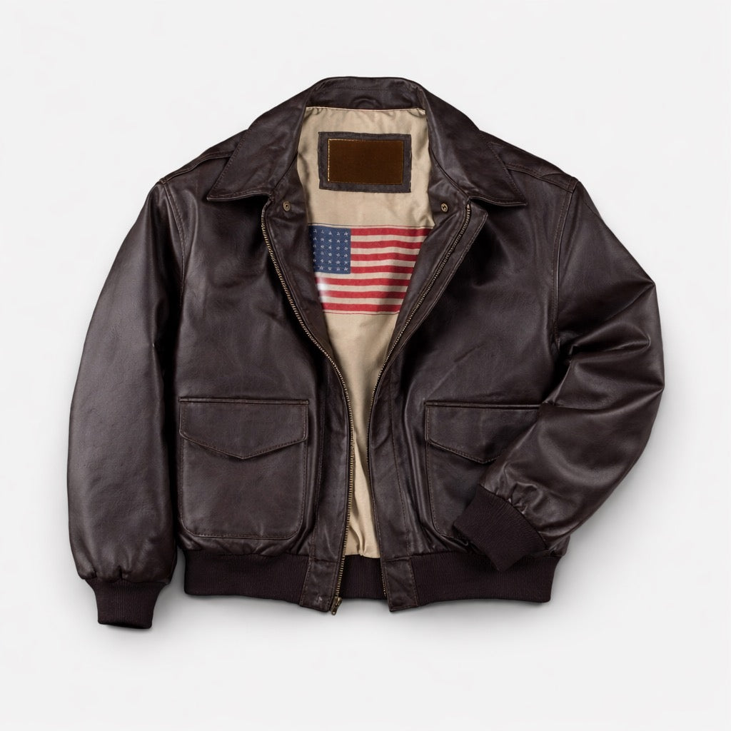 Bomberjacke für Herren mit Coating und klassischem Kragen, Produktbild 6