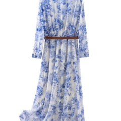 Wickelkleid Blumenprint Damen