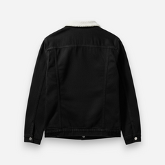 Gefütterte Jeansjacke für Herren mit Fleecekragen, Produktbild 10