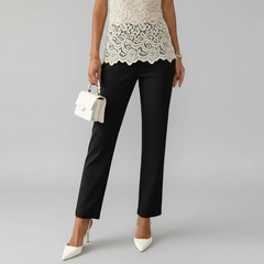 Cropped Hose für Damen mit hohem Bund, Produktbild 4