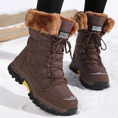 Winterstiefel Damen Fellkragen