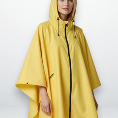 Wasserdichter Regenponcho für Damen mit Kapuze, Produktbild 1