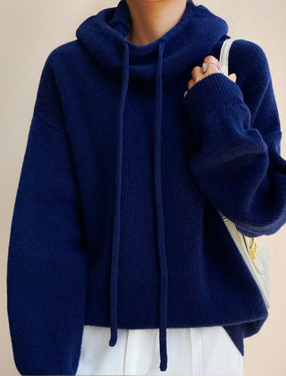 Oversize Hoodie Stehkragen