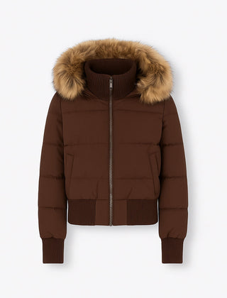 Steppjacke für Damen mit Kunstfellkapuze, Produktbild 13