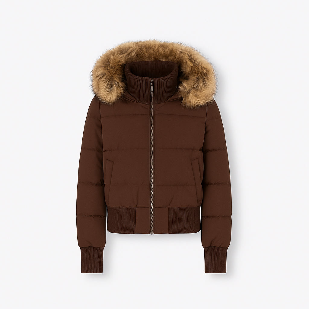 Steppjacke für Damen mit Kunstfellkapuze, Produktbild 13