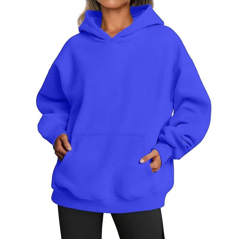 Oversized Kapuzenpullover mit Kängurutasche