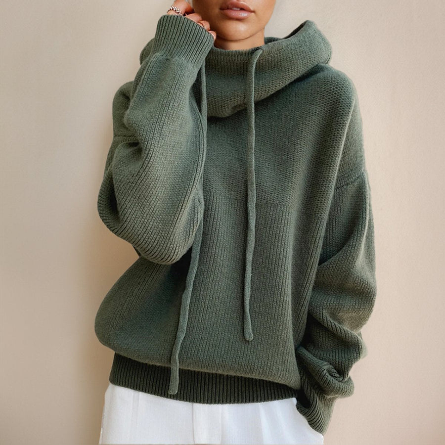 Oversize Hoodie Stehkragen