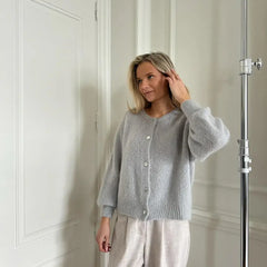 Strickcardigan mit Knopfleiste