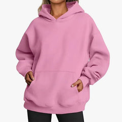 Oversized Kapuzenpullover mit Kängurutasche