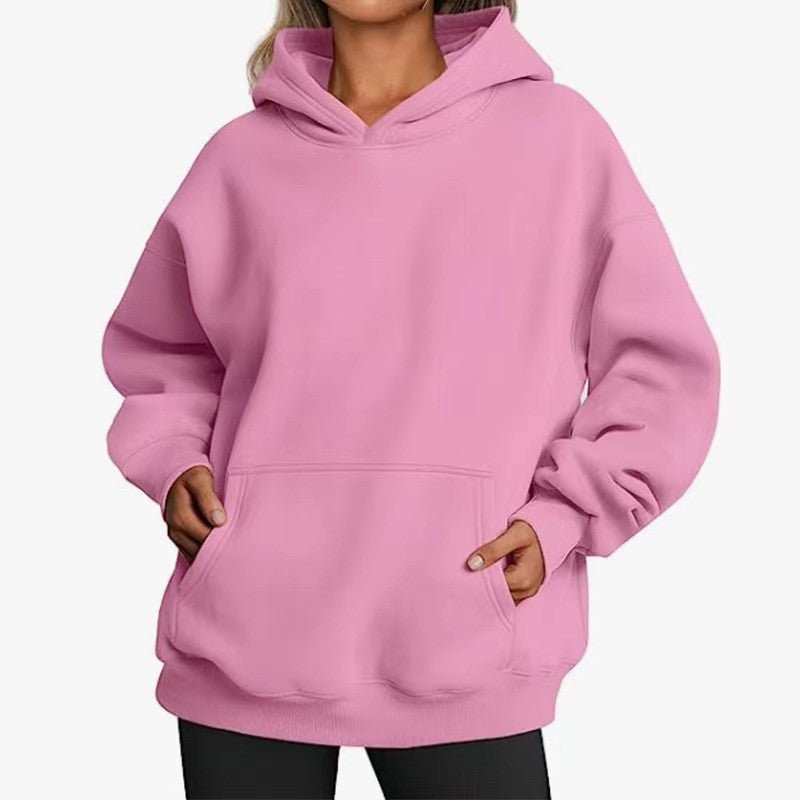 Oversized Kapuzenpullover mit Kängurutasche