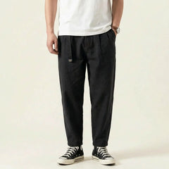 Sommerhose für Herren aus Baumwolle im Tapered Fit