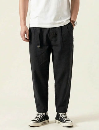 Sommerhose für Herren aus Baumwolle im Tapered Fit