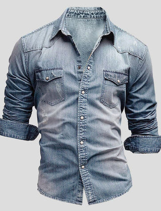 Vintage Jeanshemd Herren in Hellblau