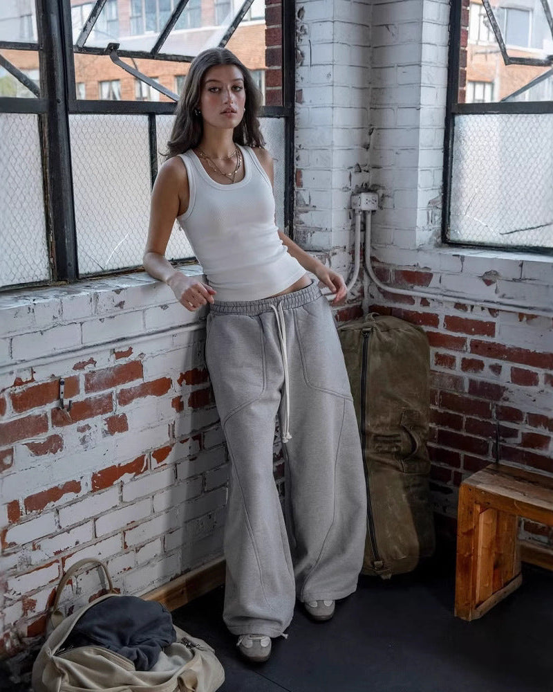 Unisex Jogginghose in Oversize mit weitem Bein, Produktbild 7