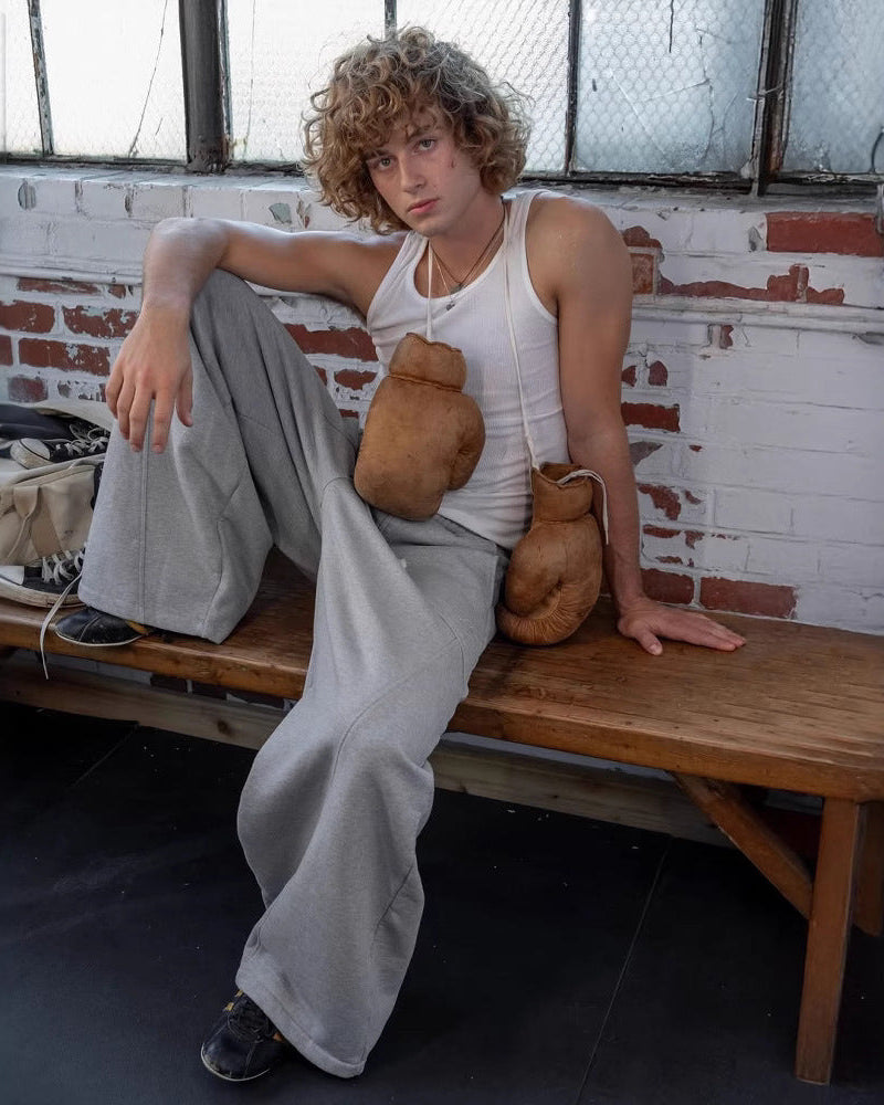 Unisex Jogginghose in Oversize mit weitem Bein, Produktbild 9