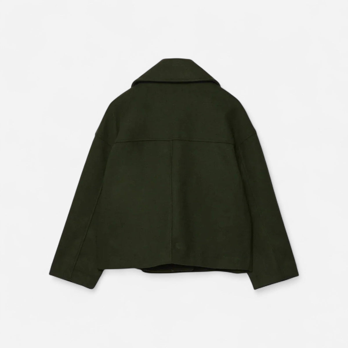 Kurze Damenjacke mit Reverskragen und doppelreihigem Verschluss, Produktbild 13