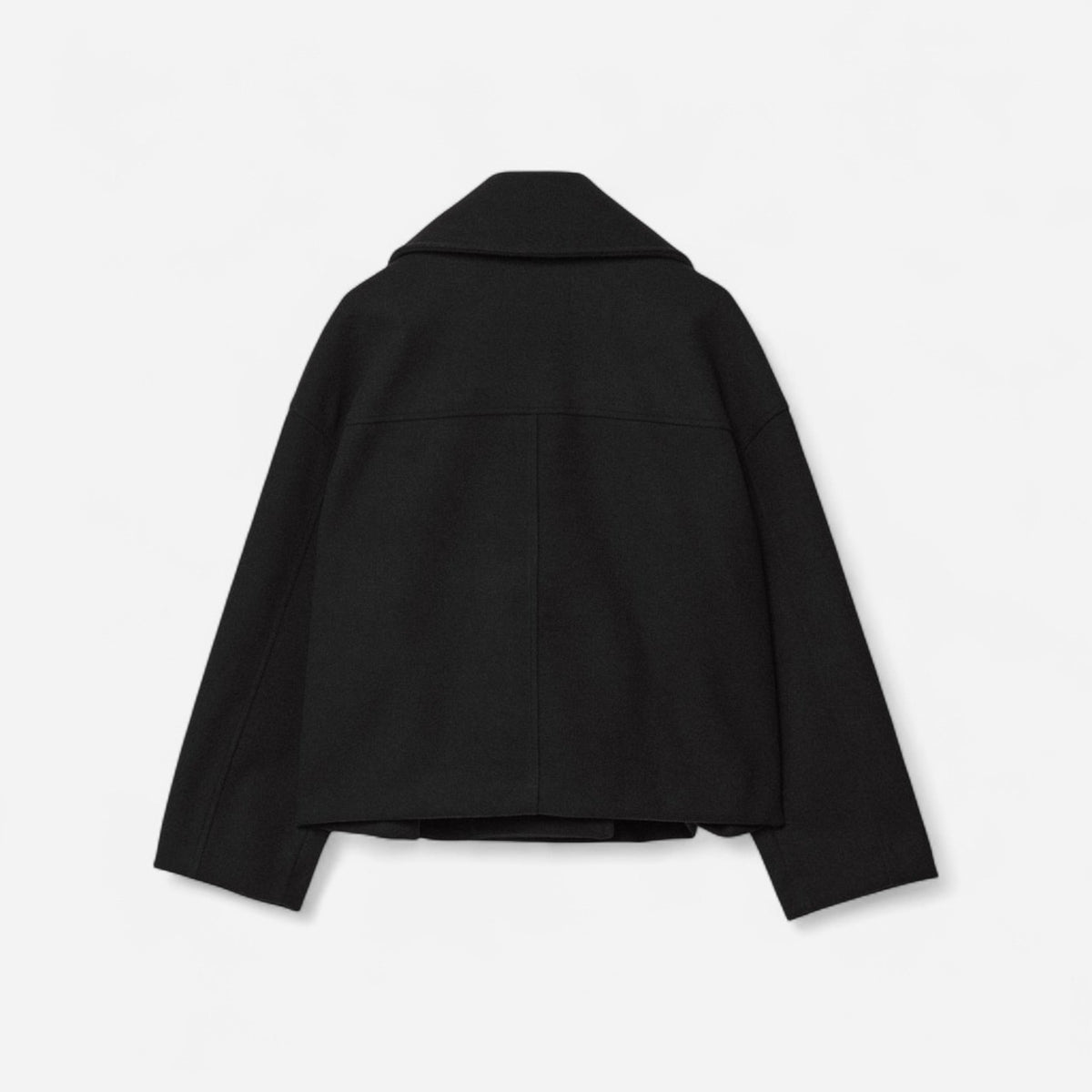 Kurze Damenjacke mit Reverskragen und doppelreihigem Verschluss, Produktbild 14