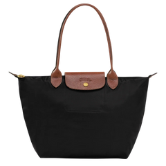 Faltbare Nylon Handtasche Damen in Schwarz