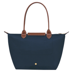 Faltbare Nylon Handtasche Damen getragen