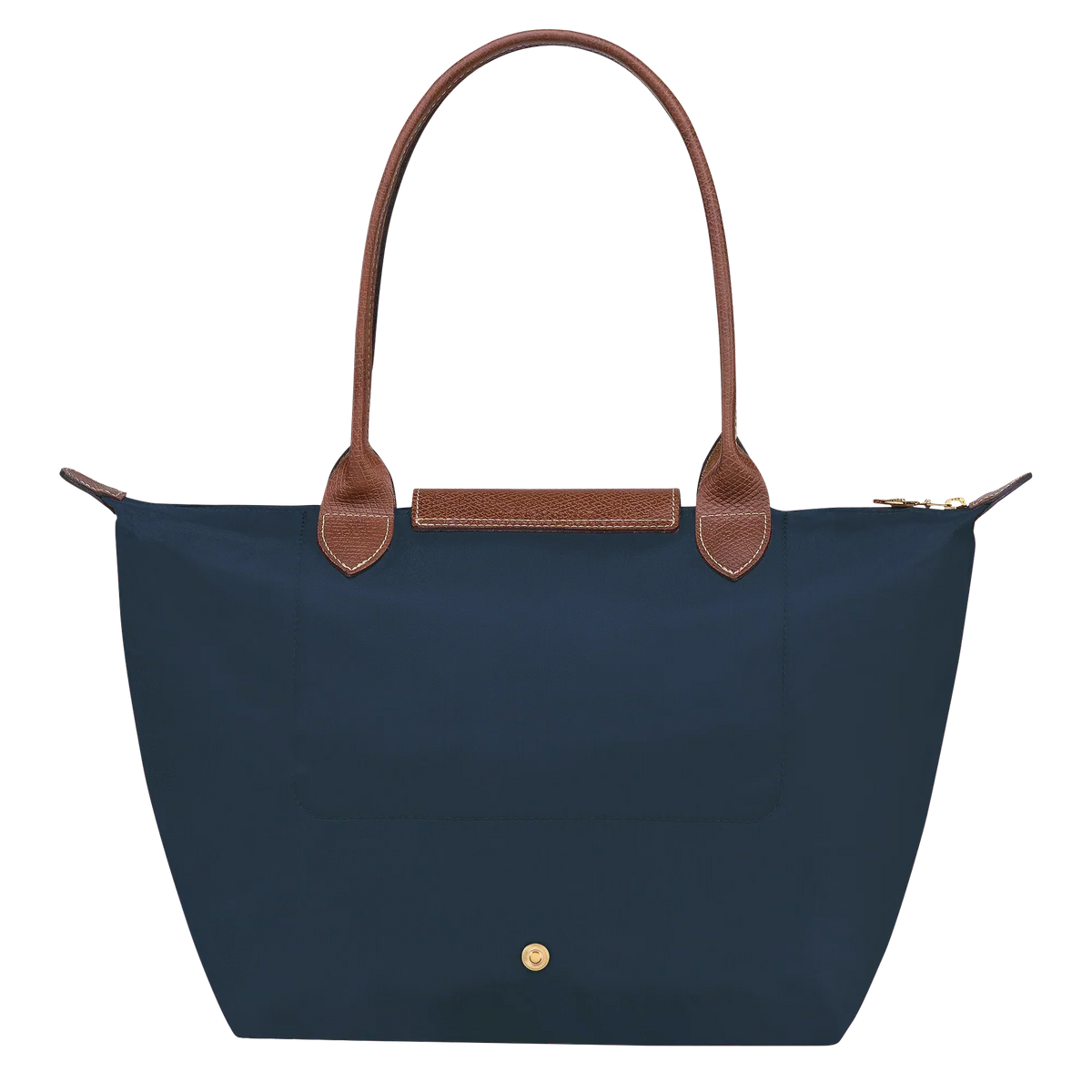 Faltbare Nylon Handtasche Damen getragen