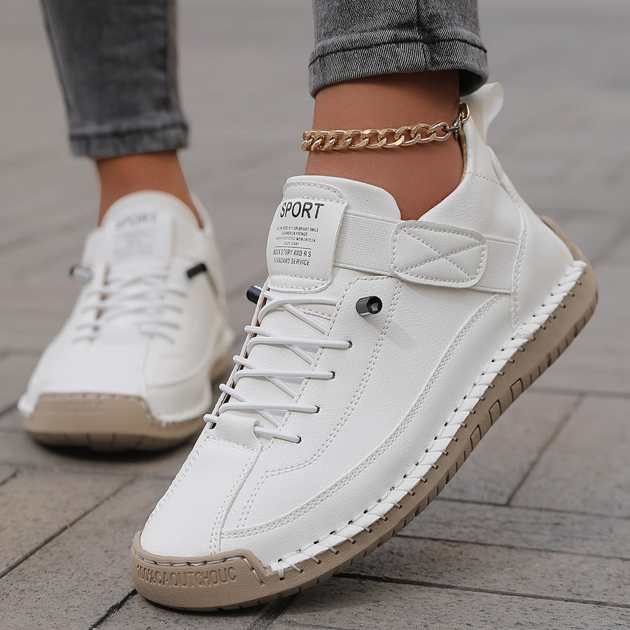Klassische Sneaker Damen in Weiß