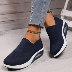 Schlupfschuhe Damen Gedämpfte Sohle in Dunkelblau