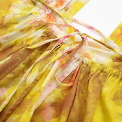 Sommerkleid Batikprint Rückenfrei