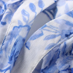 Wickelkleid Blumenprint Damen