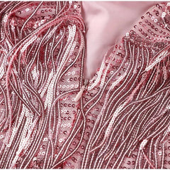 Fransenkleid Pailletten Federn