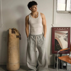 Unisex Jogginghose in Oversize mit weitem Bein, Produktbild 11