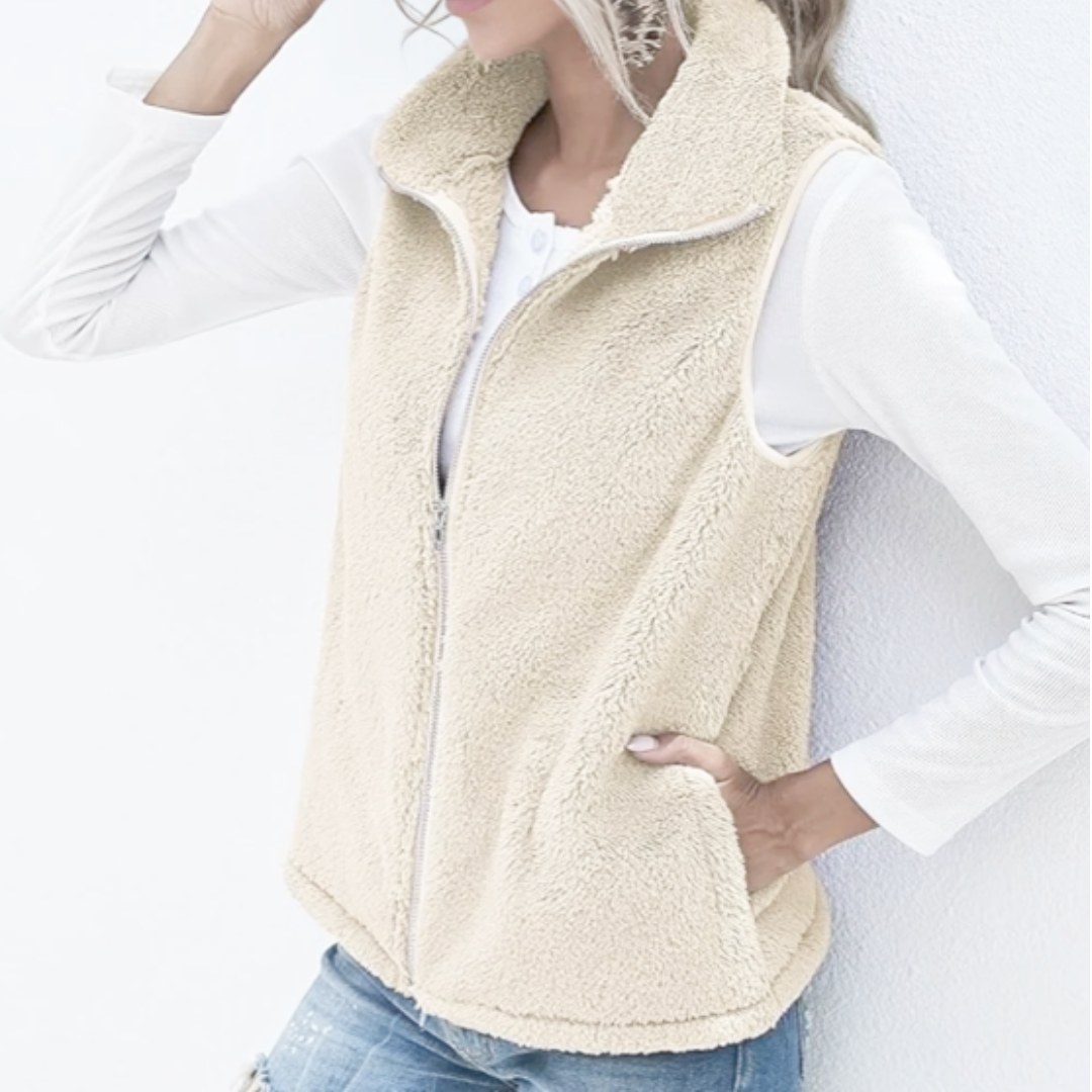 Teddyfleece Weste für Damen