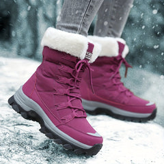 Winterstiefel Damen Fellkragen