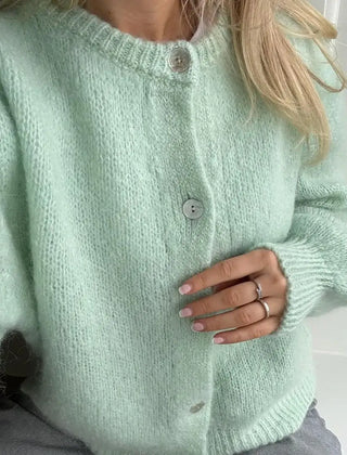 Strickcardigan mit Knopfleiste