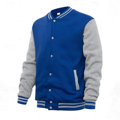 Collegejacke für Herren mit Druckknöpfen im Regular Fit
