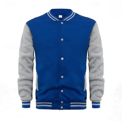 Collegejacke für Herren mit Druckknöpfen im Regular Fit