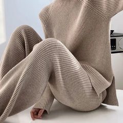 Strickset Stehkragen Damen