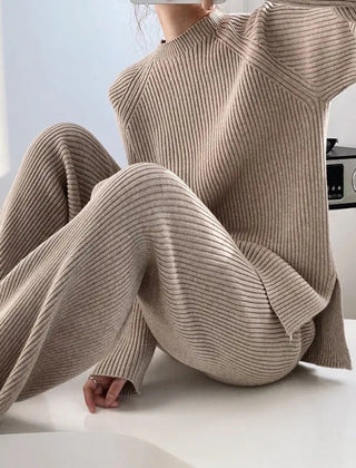 Strickset Stehkragen Damen
