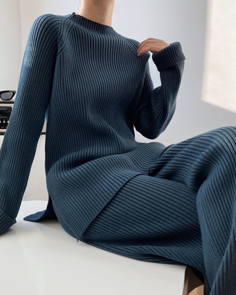 Strickset Stehkragen Damen