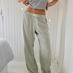 Damenhose Elastischer Bund