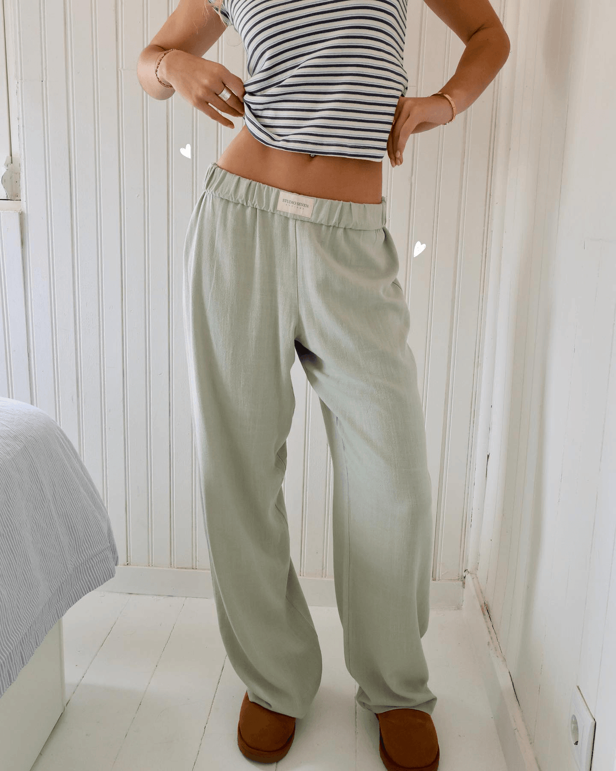 Damenhose Elastischer Bund