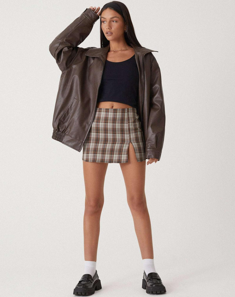 Oversized Jacke in glänzender Optik