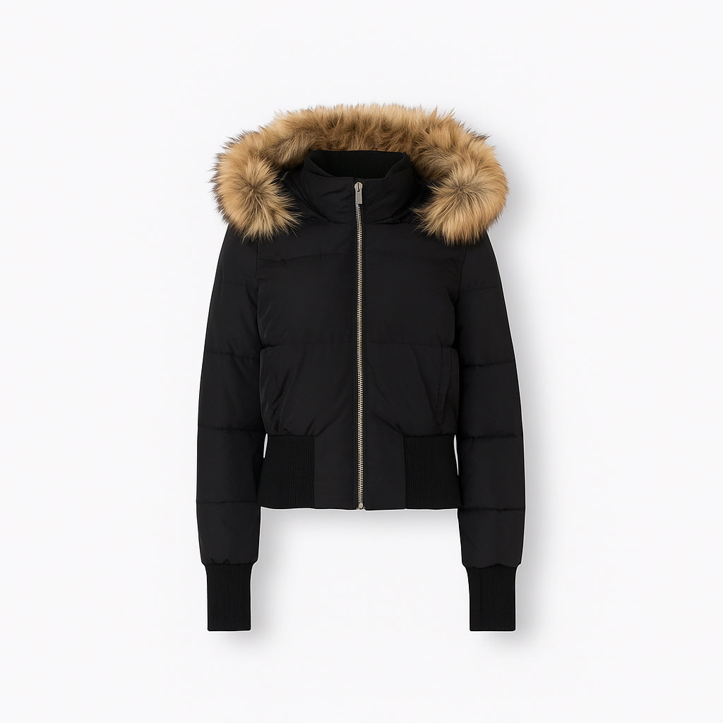 Steppjacke für Damen mit Kunstfellkapuze, Produktbild 14