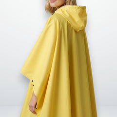 Wasserdichter Regenponcho für Damen mit Kapuze, Produktbild 3