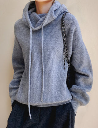 Oversize Hoodie Stehkragen