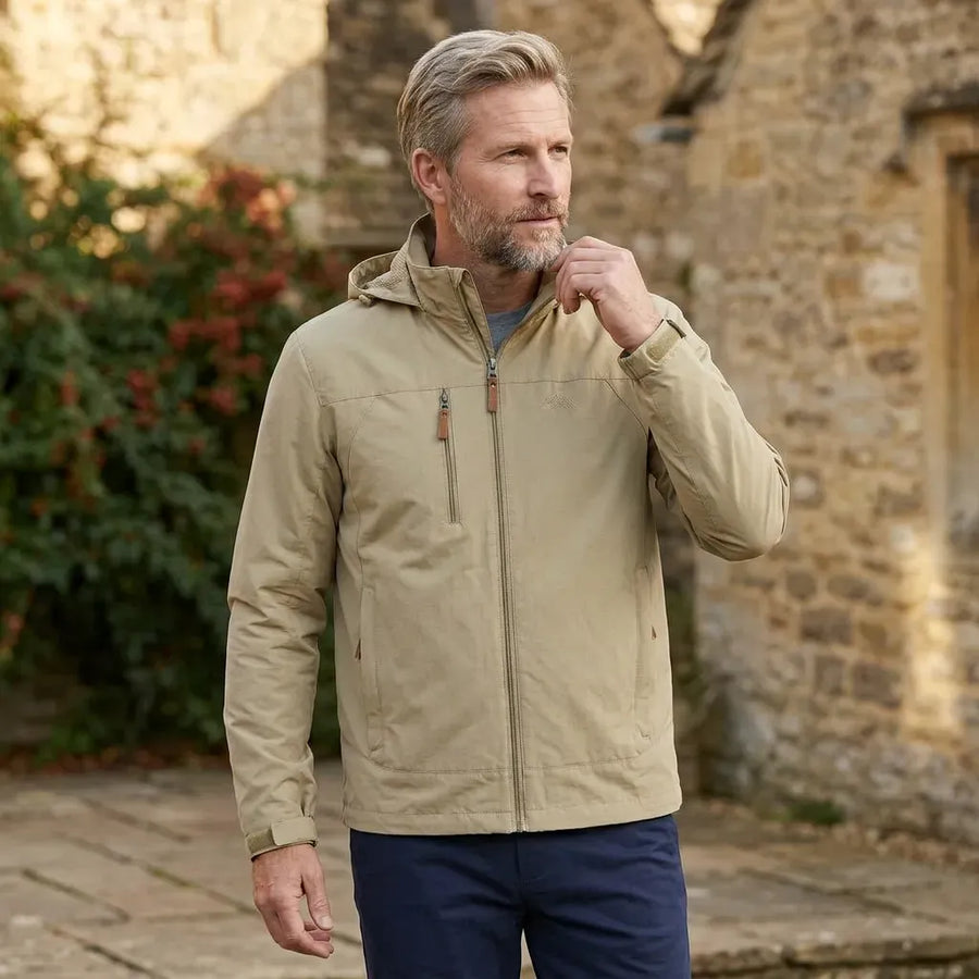 Outdoorjacke für Herren im sportlichen Stil mit wasserdichter Ausstattung