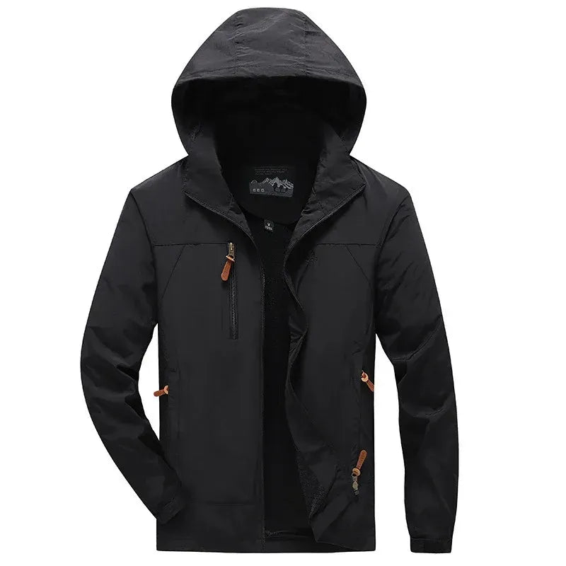 Outdoorjacke für Herren im sportlichen Stil mit wasserdichter Ausstattung