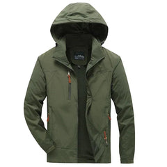 Outdoorjacke für Herren im sportlichen Stil mit wasserdichter Ausstattung